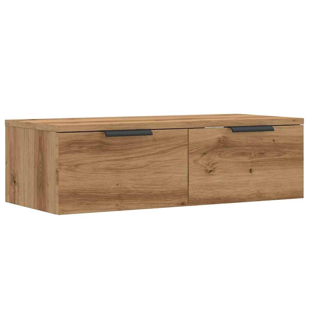 vidaXL Wandschrank Artisan-Eiche 68x30x20 cm Holzwerkstoff