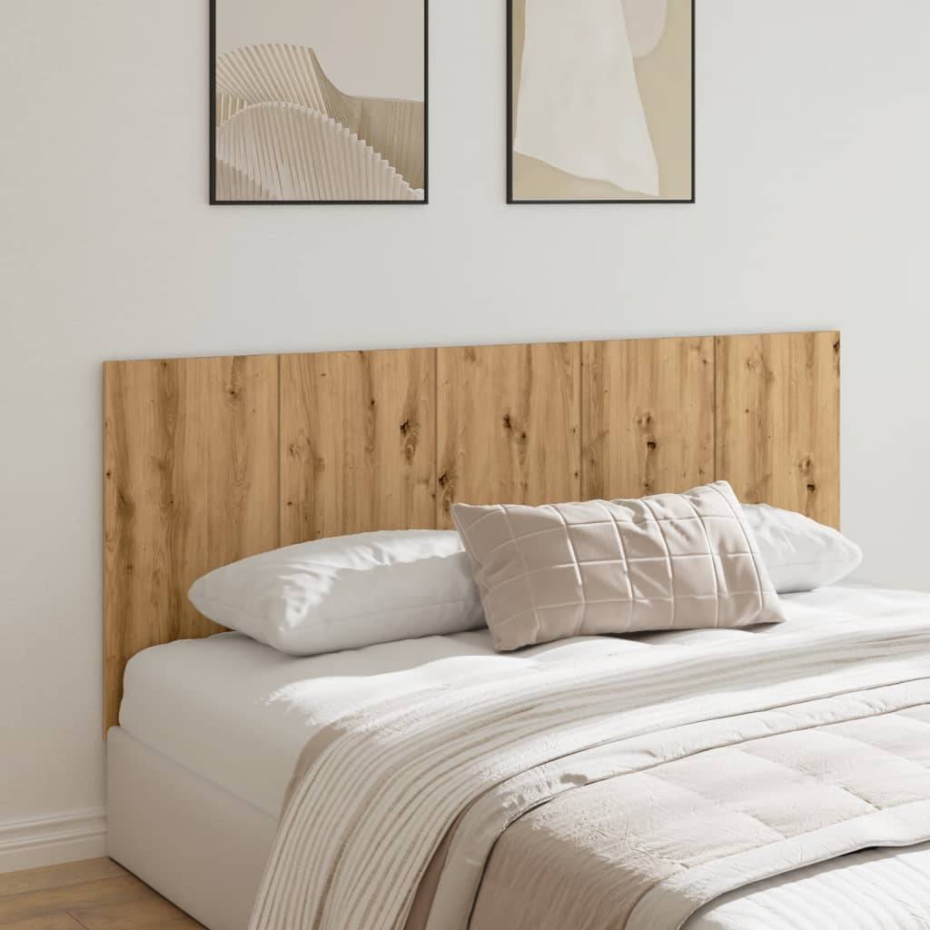 vidaXL Kopfteil Artisan-Eiche 200x1,5x80 cm Holzwerkstoff