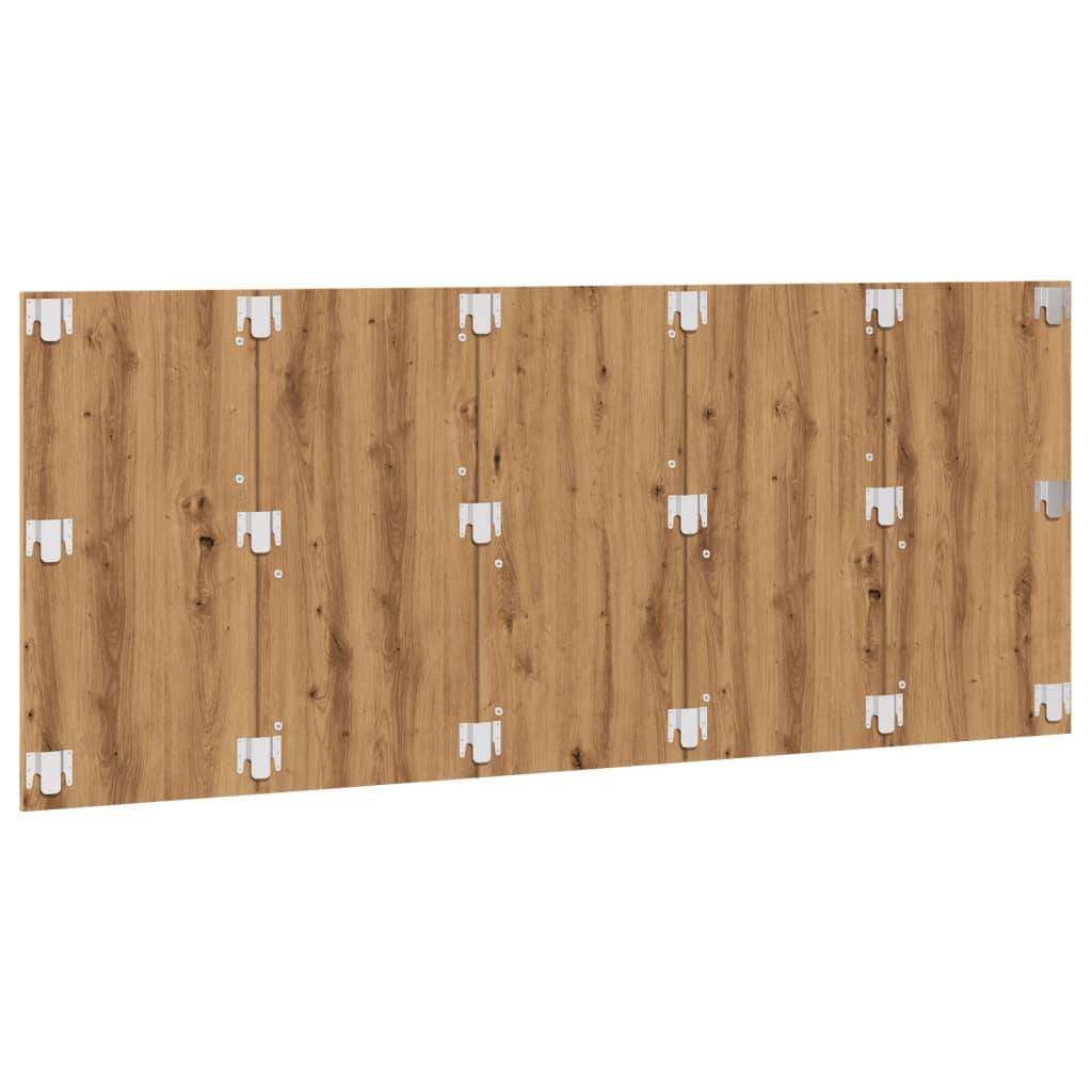 vidaXL Kopfteil Artisan-Eiche 200x1,5x80 cm Holzwerkstoff