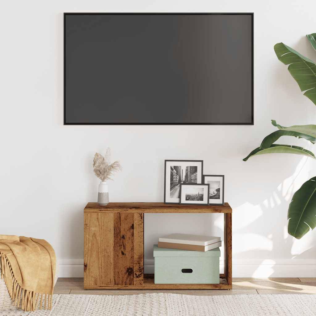 vidaXL TV-Schrank Altholz-Optik 60x24x32 cm Holzwerkstoff