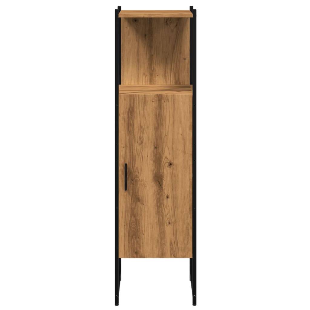 vidaXL Badschrank Artisan-Eiche 33x33x120,5 cm Holzwerkstoff
