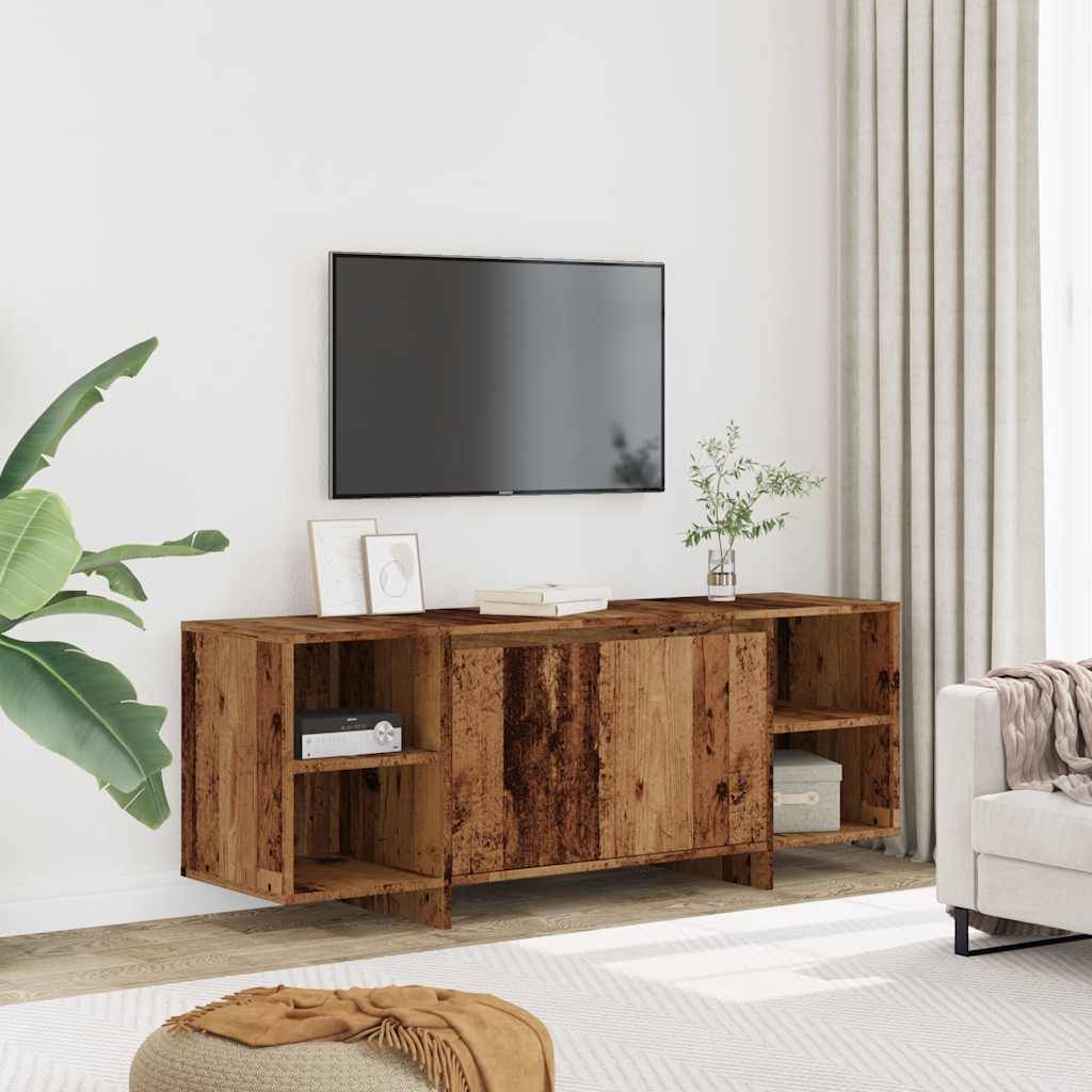 vidaXL TV-Schrank Altholz-Optik 130x35x50 cm Holzwerkstoff