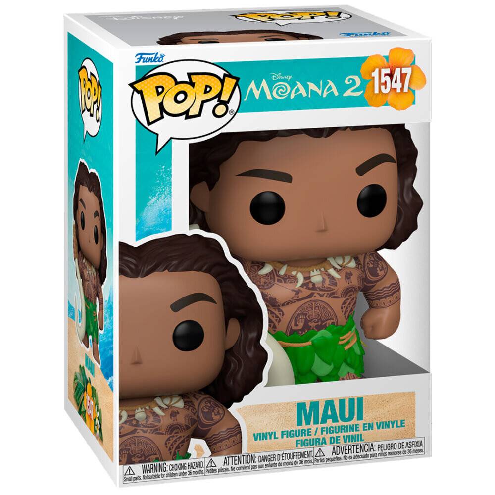 Vaiana 2 POP! & Buddy Vinyl Figur Maui with Fish Hook 9 cm