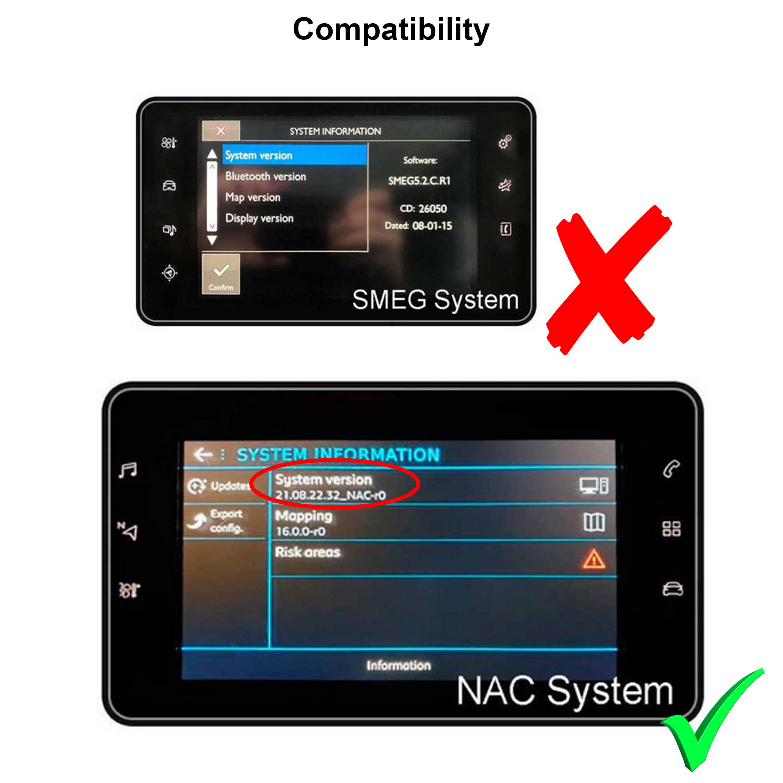 Für Peugeot NAC 8" 208 308 508 2008 3008 4008 5008 CarPlay AndroidAuto Interface