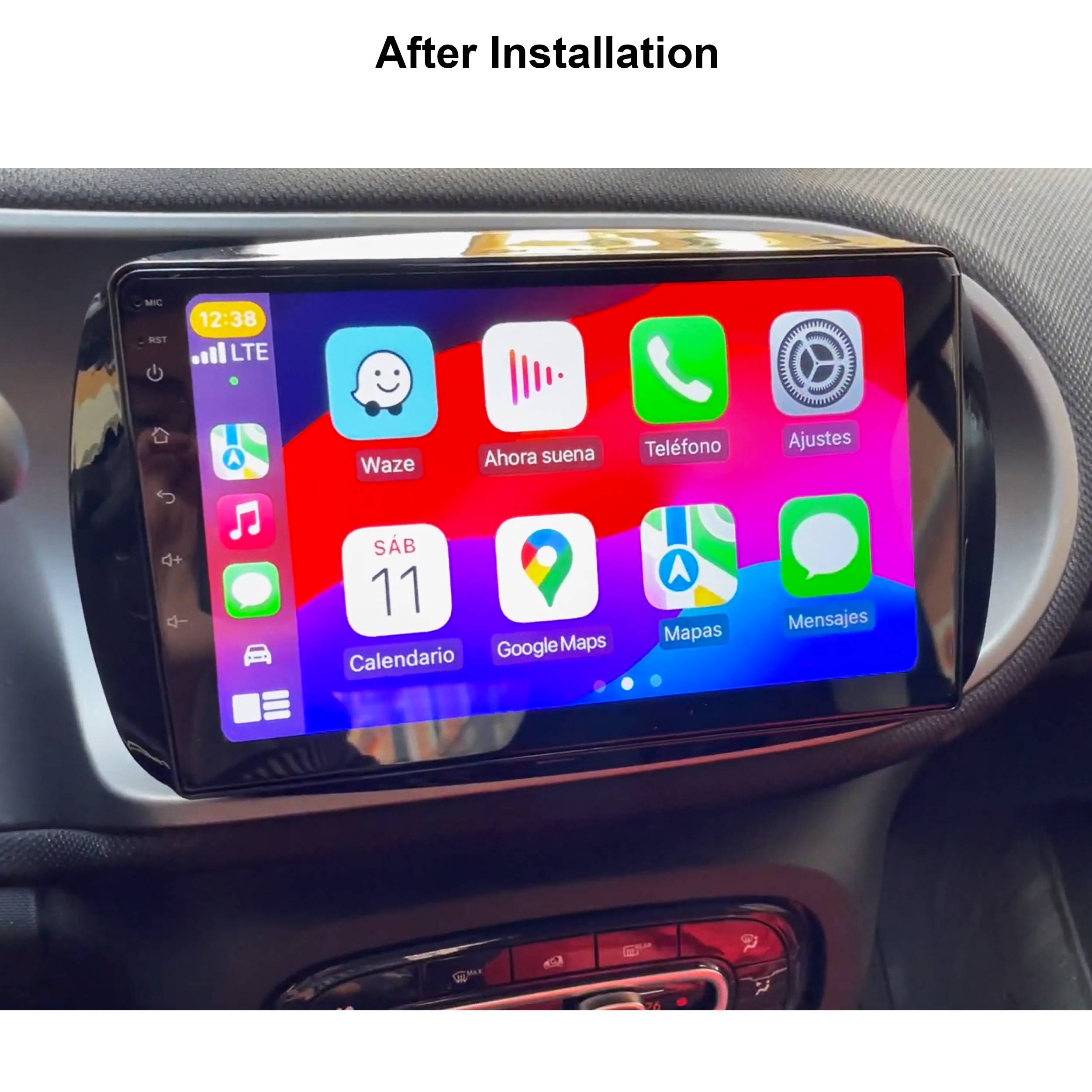 Für Smart Fortwo EQ ab 2020 with Original Display 9" Touch Android Radio CarPlay