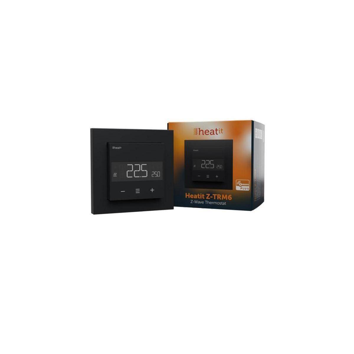 HEAE5430568 - Z-TRM6 Thermostat Z-Wave 800 series (Black Matt)