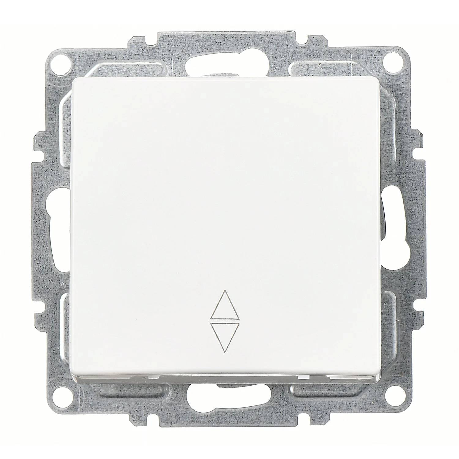 Günsan Visage Wechselschalter Einsatz ohne Rahmen mit Wippe weiss