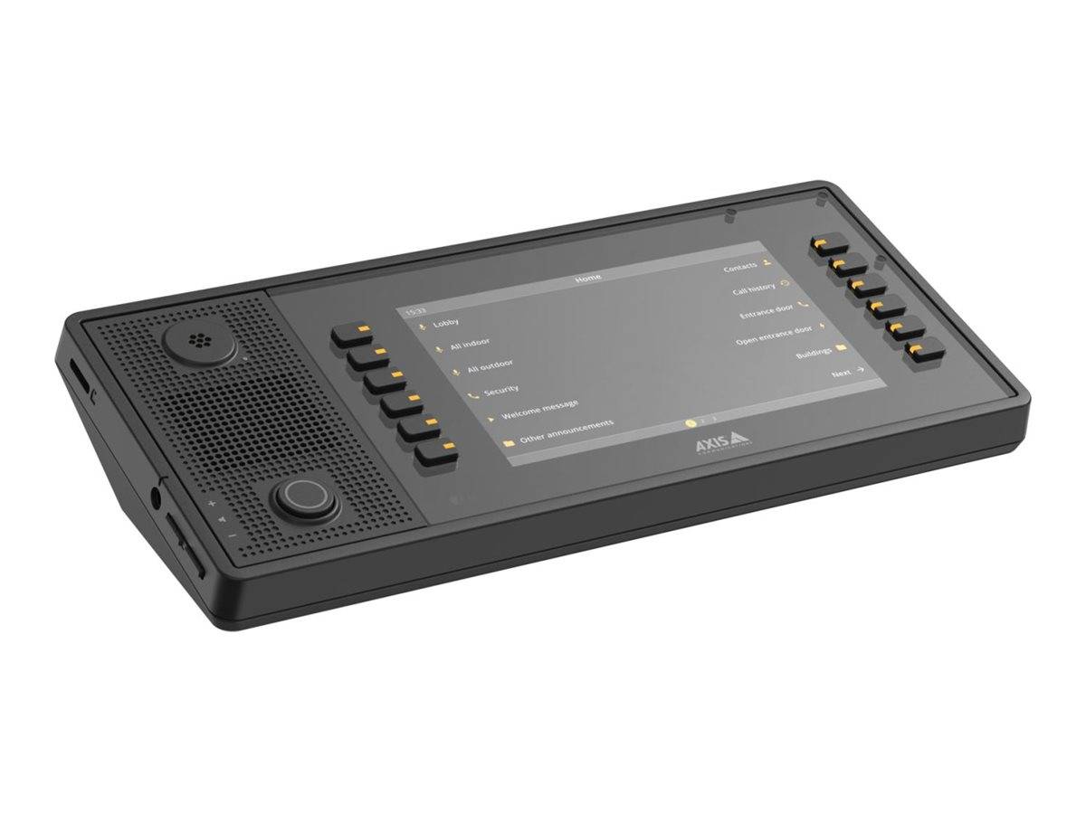 AXIS C6110 - Dispatch-Konsole - SIP, RTP, SIP over TLS, SIPS