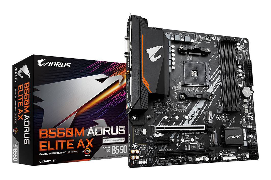Gigabyte B550M AORUS Elite AX (B550,AM4,mATX,DDR4)