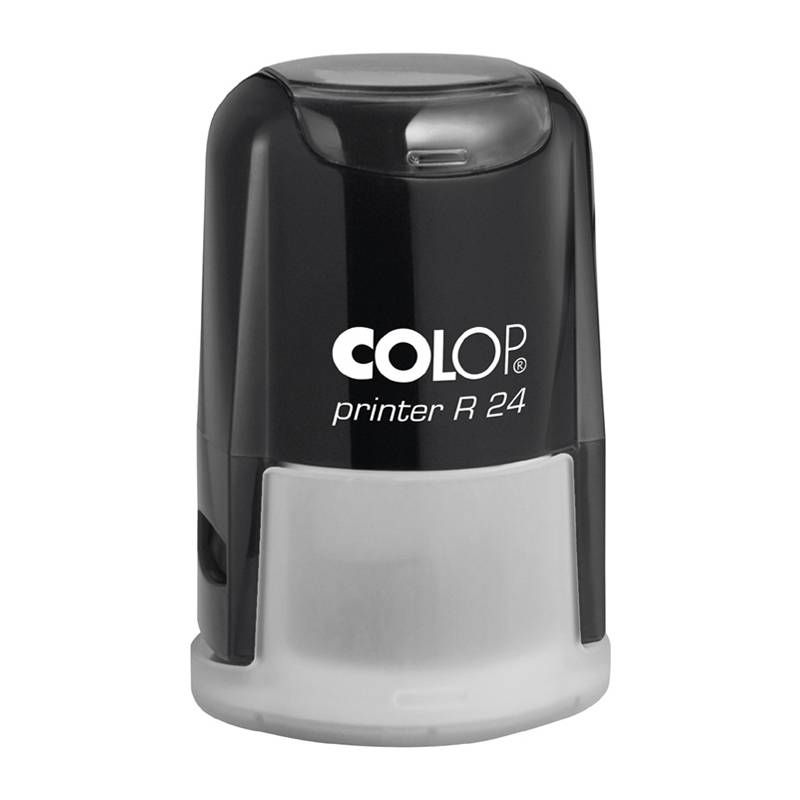 COLOP Textstempel Printer R24, rund, schwarz
