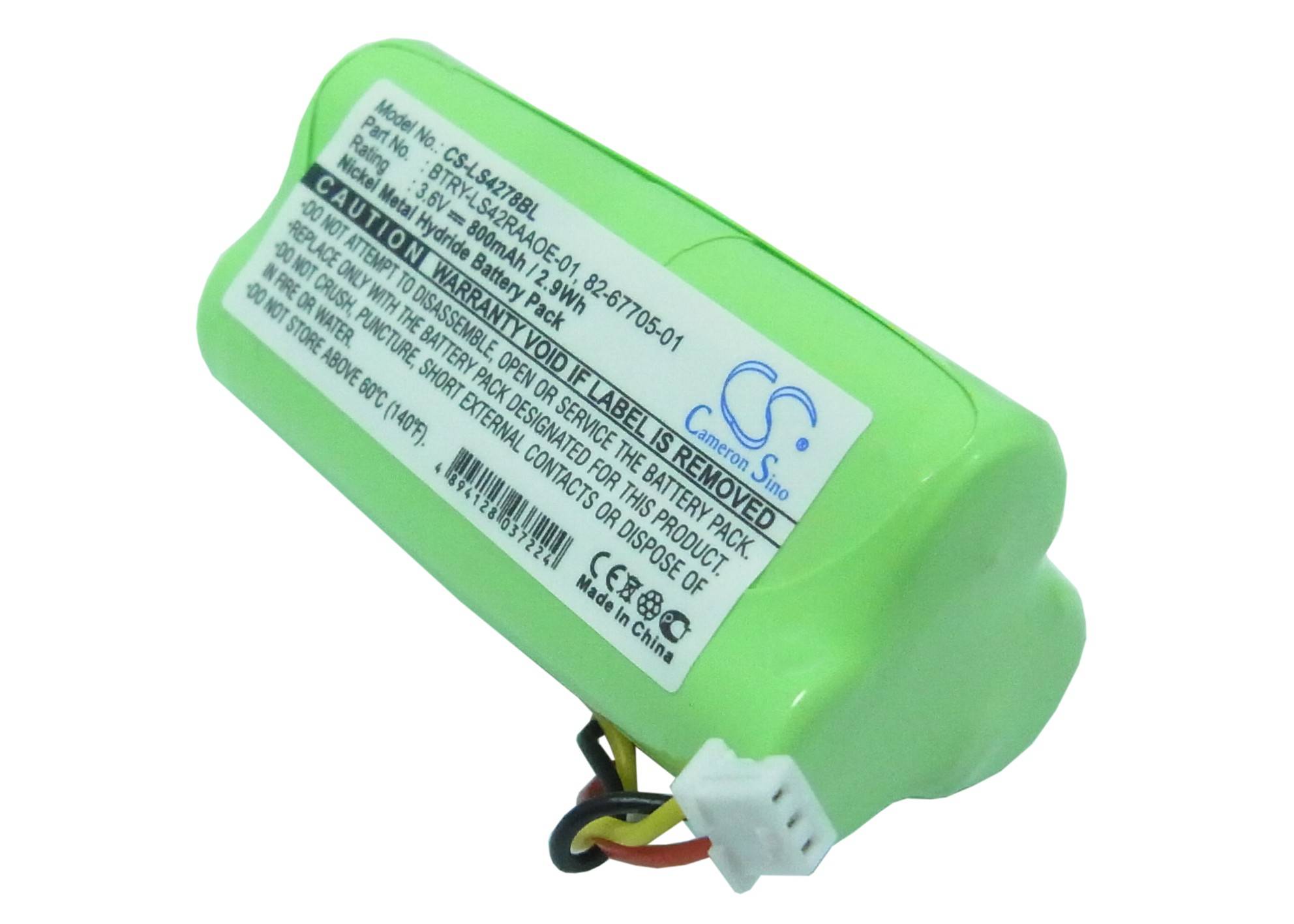 Ersatzakku - CS-LS4278BL - Symbol LS4278 - 3,6 Volt 700mAh Ni-MH