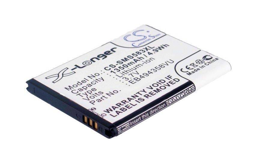 Ersatzakku - CS-SMS583XL - Samsung S5830 Galaxy Ace - 3,7 Volt 1350mAh Li-Ion