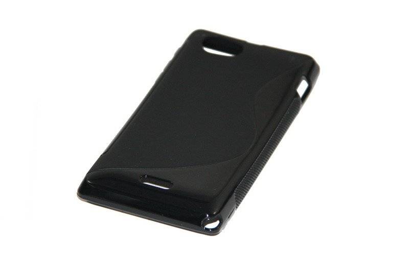 Silicon Case (S-Curve) Sony ST26i Xperia J black