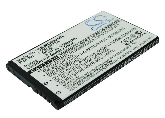 Ersatzakku - CS-MOB525SL - Motorola DEFY MB525 - 3,7 Volt 1300mAh Li-Ion