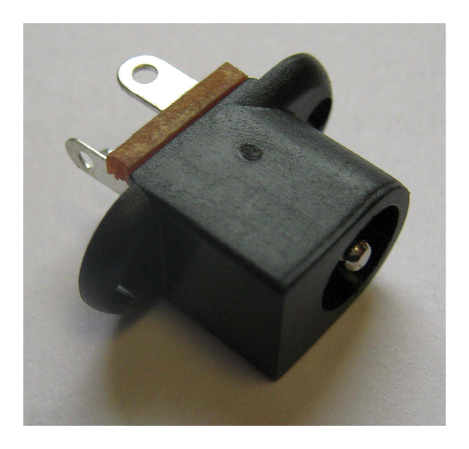 T321 - Netzteilbuchse Flansch Koax 2,1mm