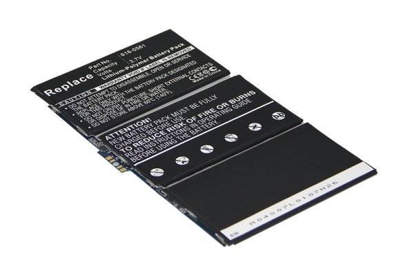 Ersatzakku - Apple iPad 2 - 616-0561 - 3,7 Volt 7200mAh Li-Polymer