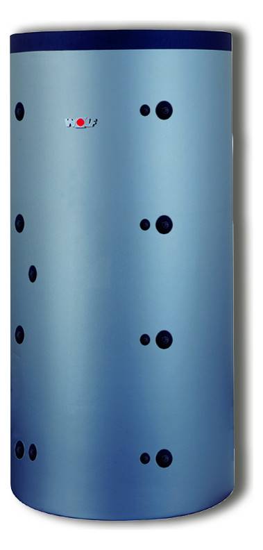 Wolf Pufferspeicher SPU-2-W 1500 mit Glattrohrwärmetauscher