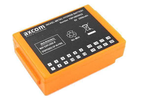 Ersatzakku für HBC - FUB05AA / BA225000 / BA225030 - 6 Volt 2200mAh Ni-MH