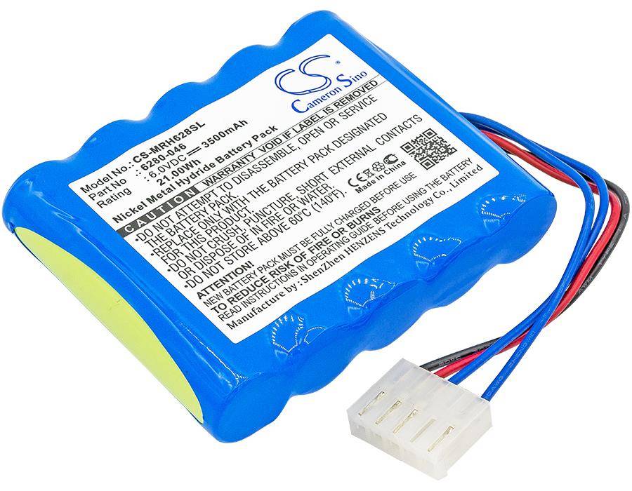 Ersatzakku - CS-MRH628SL - MONARCH BBL / BBX / 6280-046 - 6 Volt 3500mAh Ni-MH