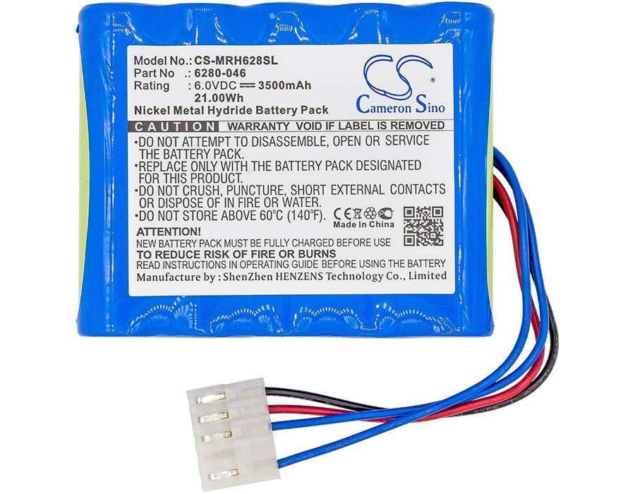 Ersatzakku - CS-MRH628SL - MONARCH BBL / BBX / 6280-046 - 6 Volt 3500mAh Ni-MH