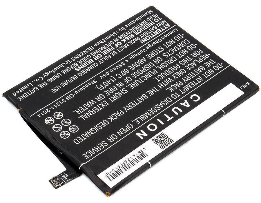 Ersatzakku - CS-MOE400SL - Motorola HE50 / SNN5989A / Moto E4 Plus - 3,8 Volt 4850mAh Li-Polymer