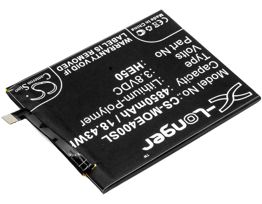 Ersatzakku - CS-MOE400SL - Motorola HE50 / SNN5989A / Moto E4 Plus - 3,8 Volt 4850mAh Li-Polymer