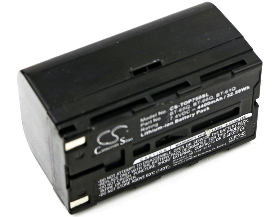 Ersatzakku - CS-TOP750SL - TOPCON BT-61Q / FC100 - 7,4 Volt 4400mAh Li-Ion
