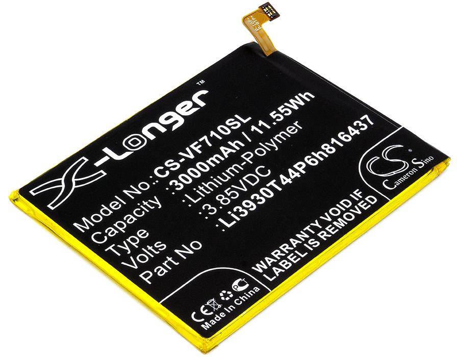 Ersatzakku - CS-VF710SL - Vodafone Smart V8 / Li3930T44P6h816437 - 3,85 Volt 3000mAh Li-Polymer