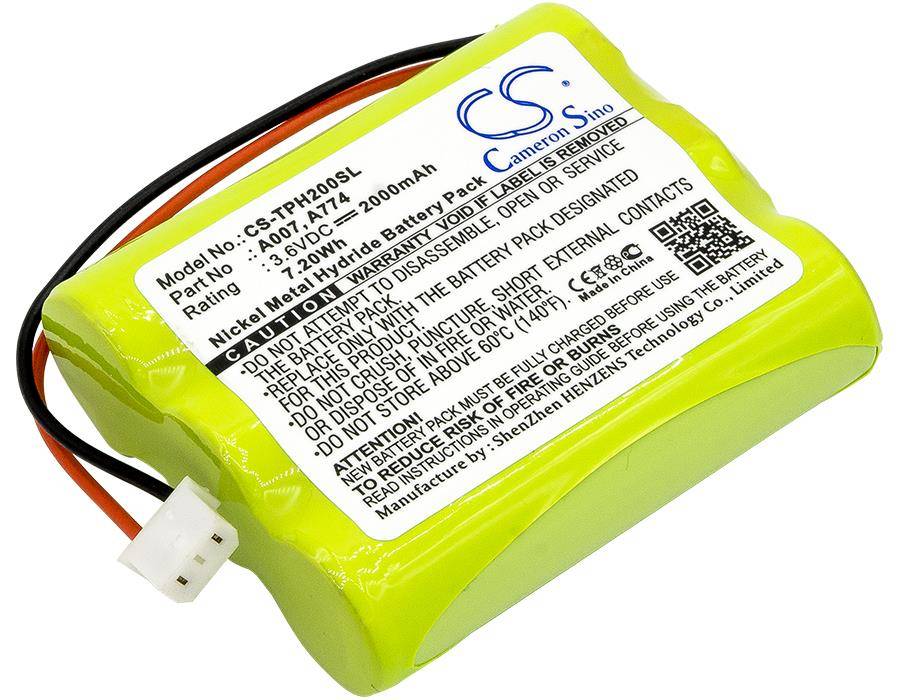 Ersatzakku - CS-TPH200SL - TPI 160AAH3BML / HXG-2D - 3,6 Volt 2000mAh Ni-MH