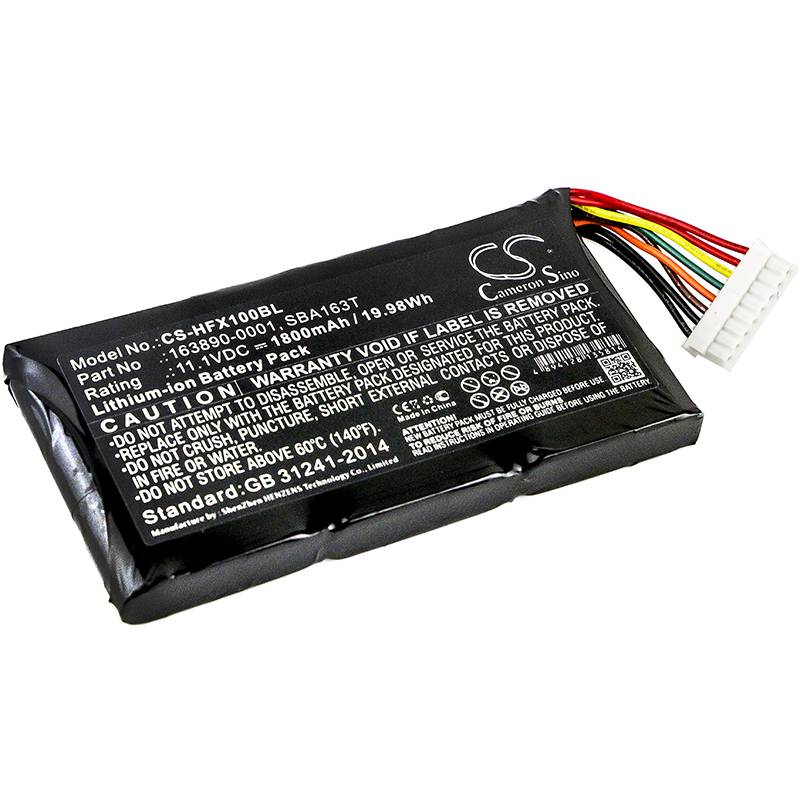 Ersatzakku - CS-HFX100BL - Honeywell Marathon FX1 / 163890-0001 - 11,1 Volt 1800mAh Li-Ion