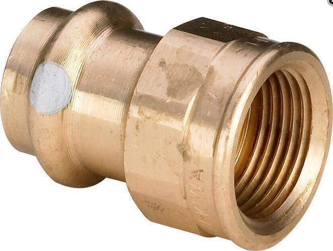 Viega Übergangsstück Profipress S Rotguss, mit Innengewinde 18mmx3/4