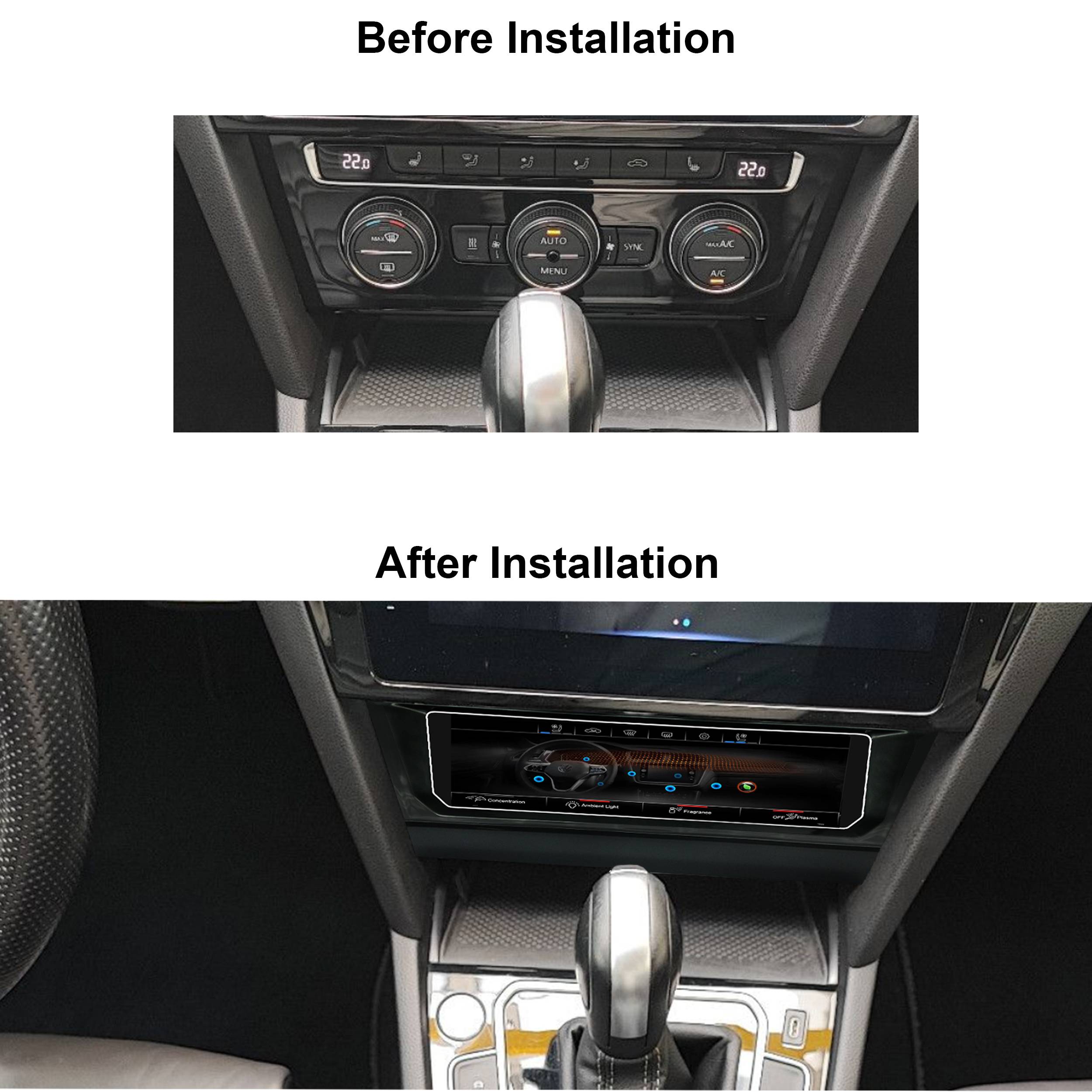 Für VW Passat B8 3G 6.9" Touchscreen Digital Klimabedienteil AC Kontrollpanel