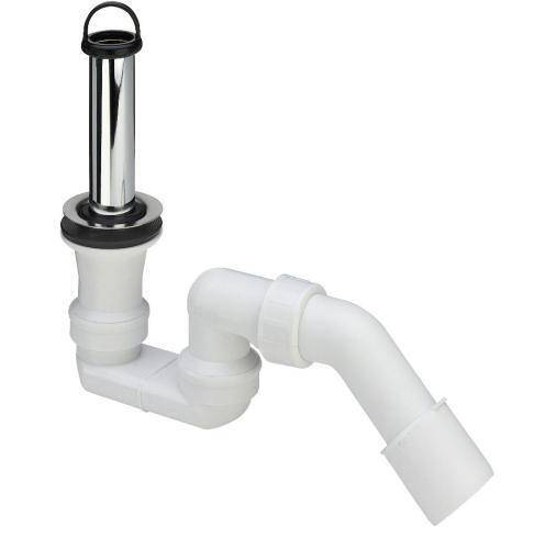 Viega Varioplex Standrohrventilgarnitur 11/2 , Ablaufloch d=52mm, verchromt