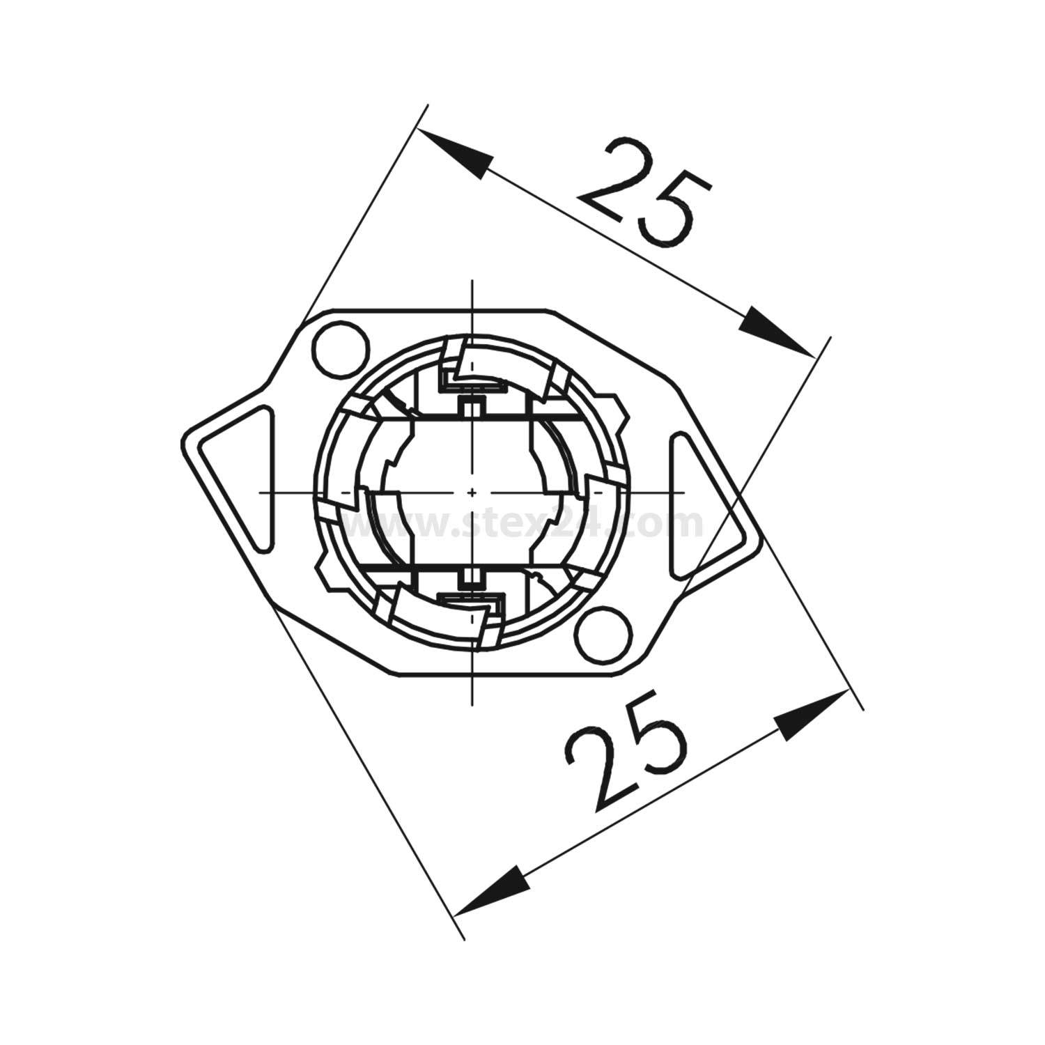 CT2 Georg Schlegel Tastkontaktgeber, 2W Kontaktgeber CT Flachstecker 2,8mm x 0,8mm - 1Stück
