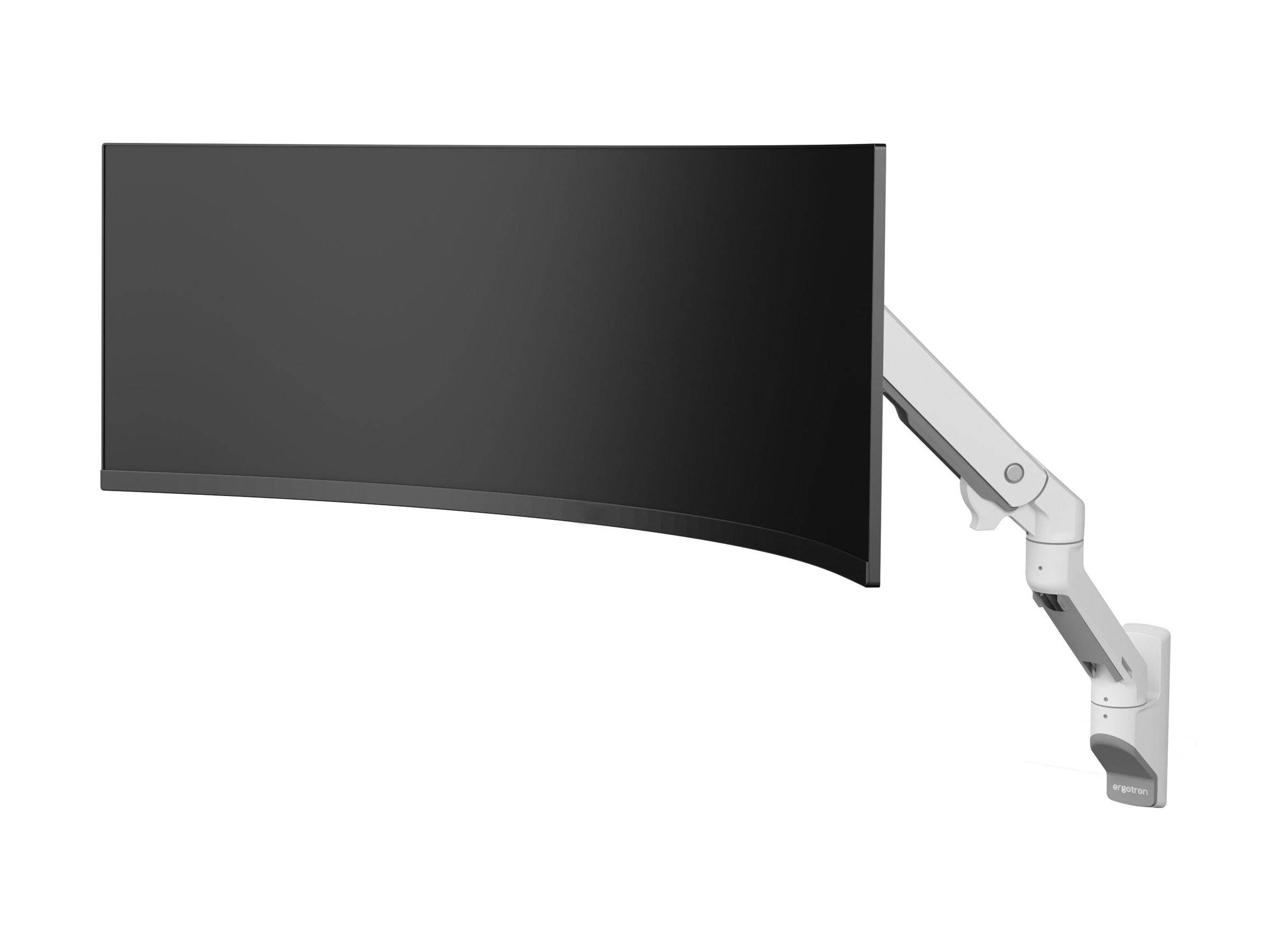 Ergotron HX - Befestigungskit (Gelenkarm) - Konstante Krafttechnologie - für Curved LCD-Display - für extrem tiefe gewölbte Bildschirme - weiß -