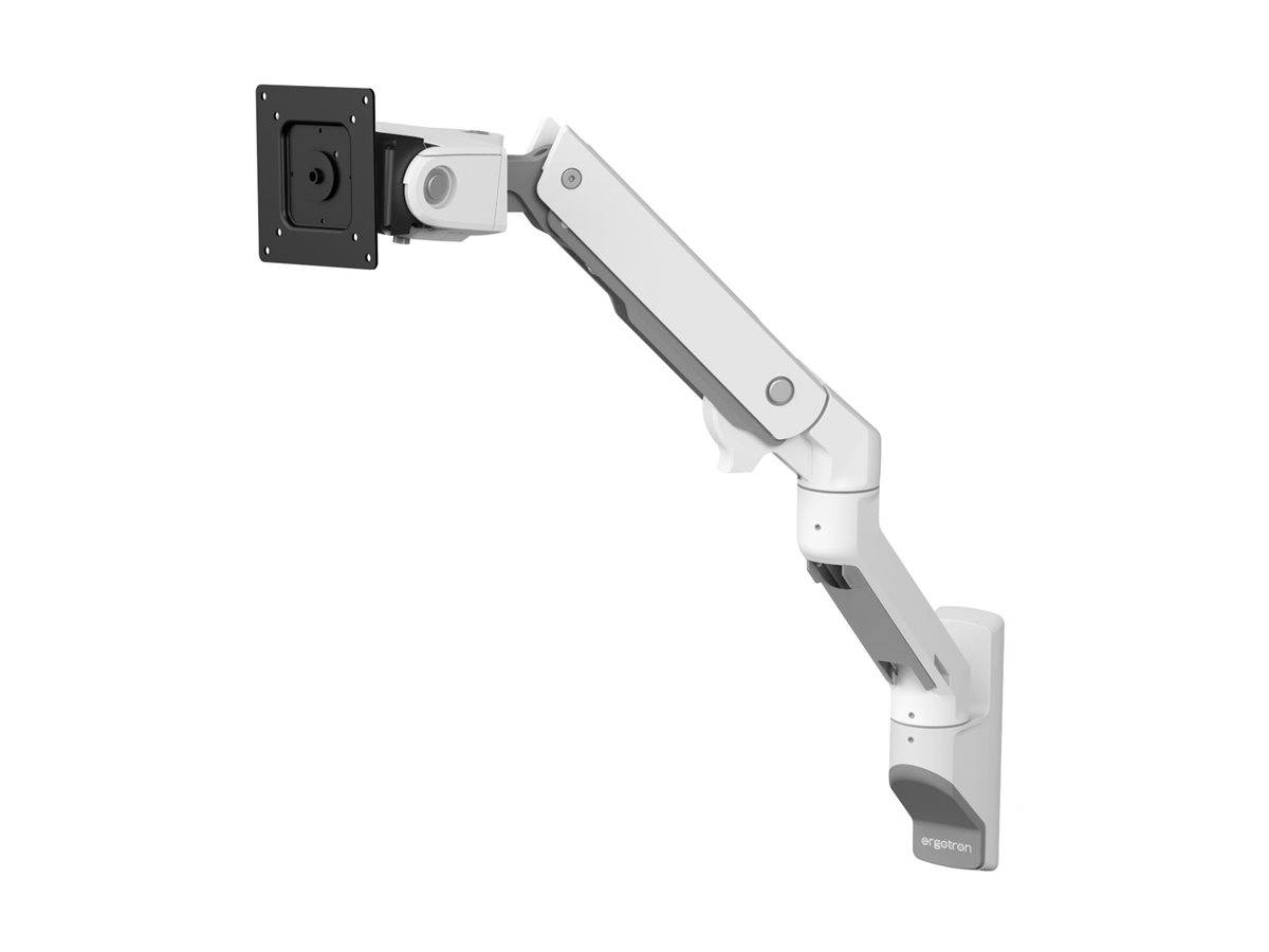 ERGOTRON HX Monitor Arm mit VHD-Gelenk, Wandhalterung weiß für 1000 R Curved Monitore