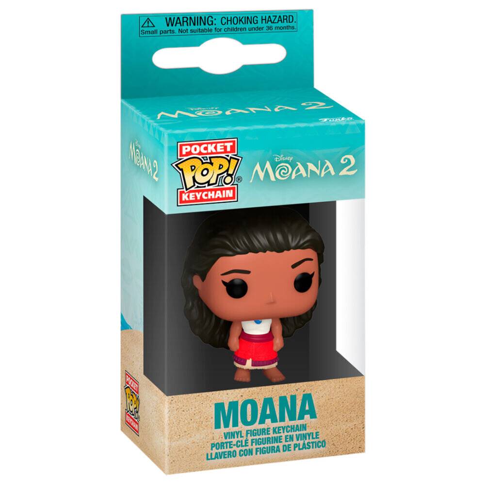 Vaiana 2 POP! Vinyl Schlüsselanhänger 4 cm Moana in Red Skirt Display (12)