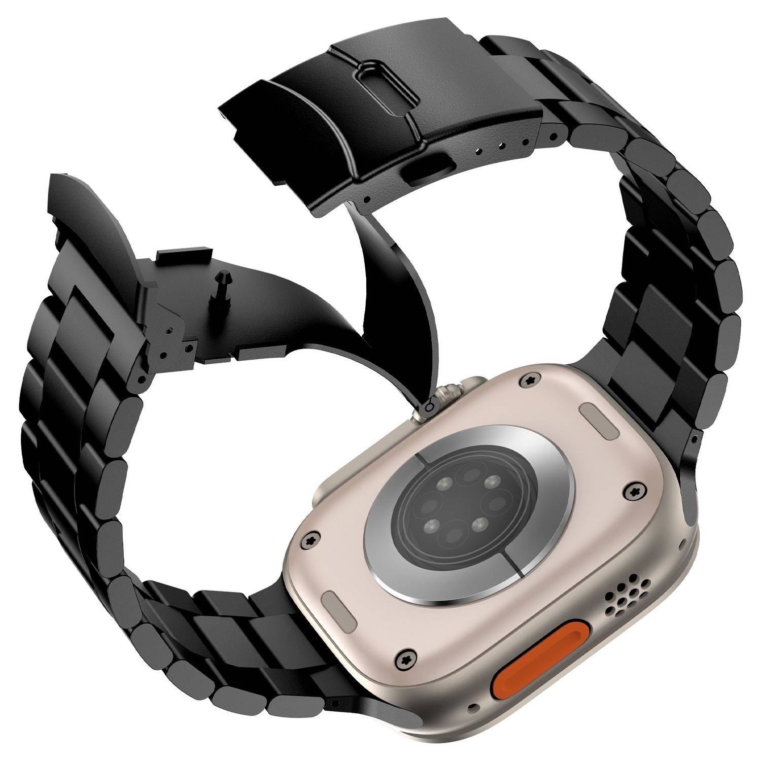 Für Apple Watch Series 10 42mm / 9 8 7 41 / 6 SE 5 4 40mm Band Schwarz