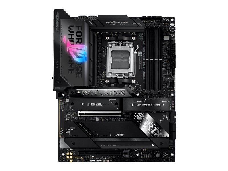 ASUS ROG STRIX X870E-E GAMING WIFI - Motherboard - ATX - Socket AM5 - AMD X870E Chipsatz - USB4, USB-C 3.2 Gen 2x2, USB-C 3.2 Gen2, USB 3.2 Gen