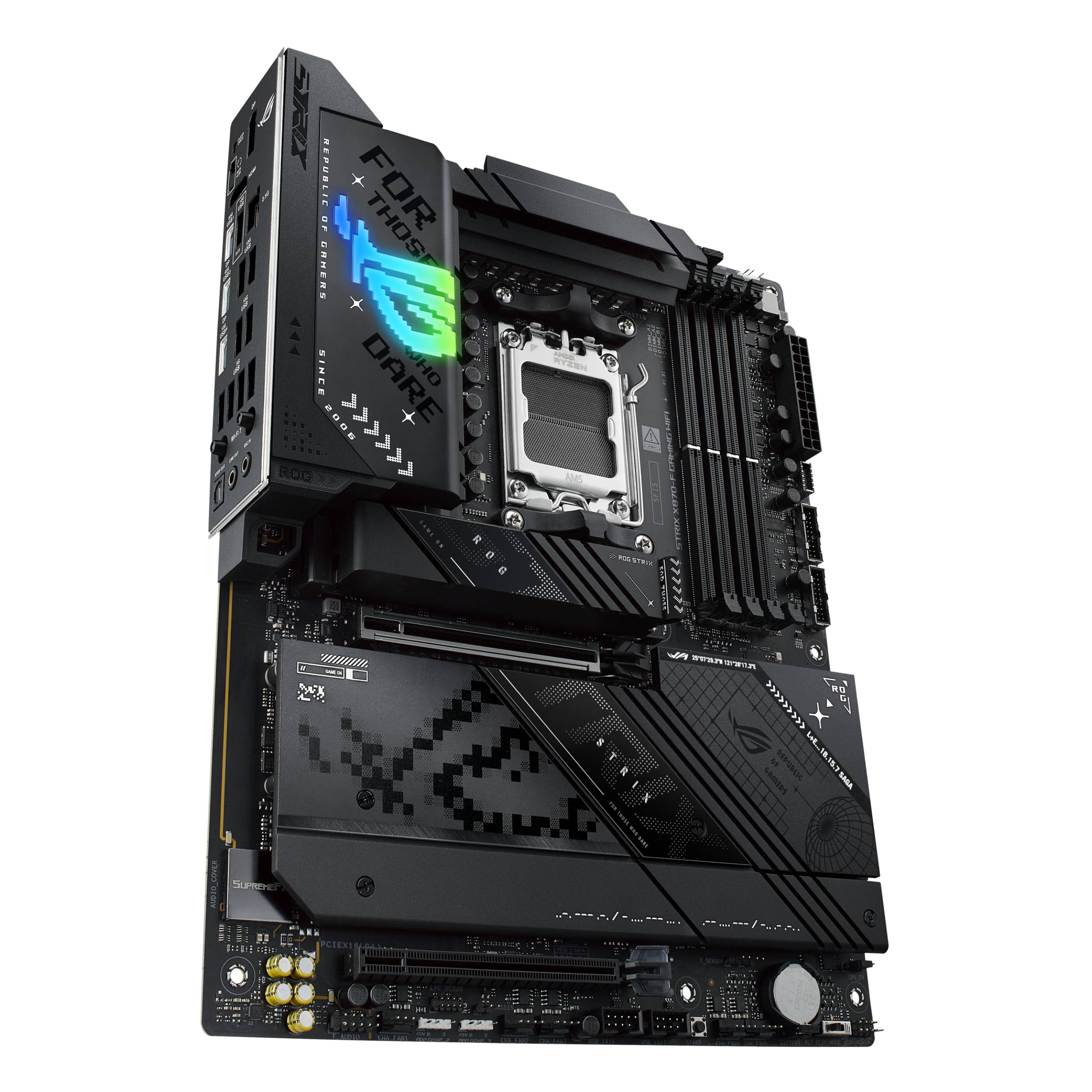 ASUS ROG STRIX X870-F GAMING WIFI - Motherboard - ATX - Socket AM5 - AMD X870 Chipsatz - USB4, USB 3.2 Gen 2, USB-C 3.2 Gen2, USB 3.2 Gen 1, USB-C