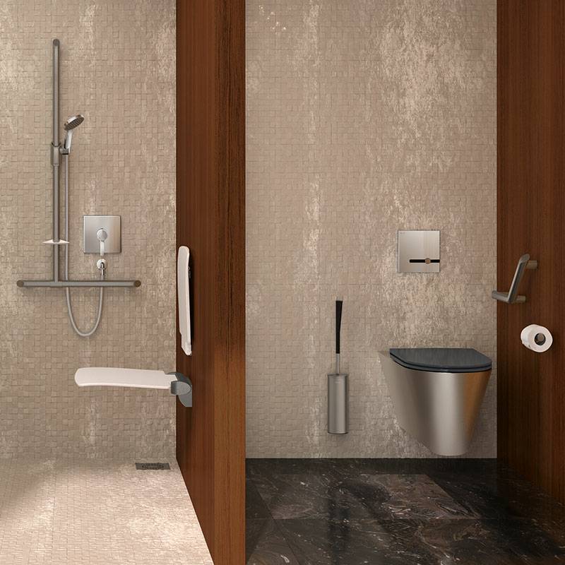 Delabie Rückenlehne für Duschsitz Be-Line®