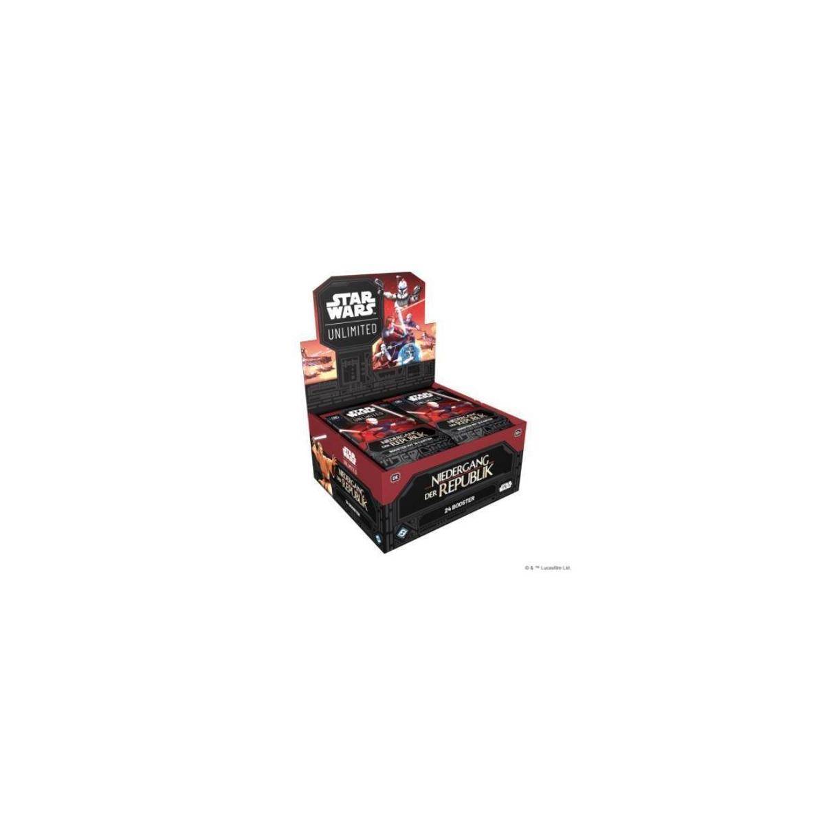 FFGD3709 - Star Wars: Unlimited - Niedergang der Republik (Booster-Display)