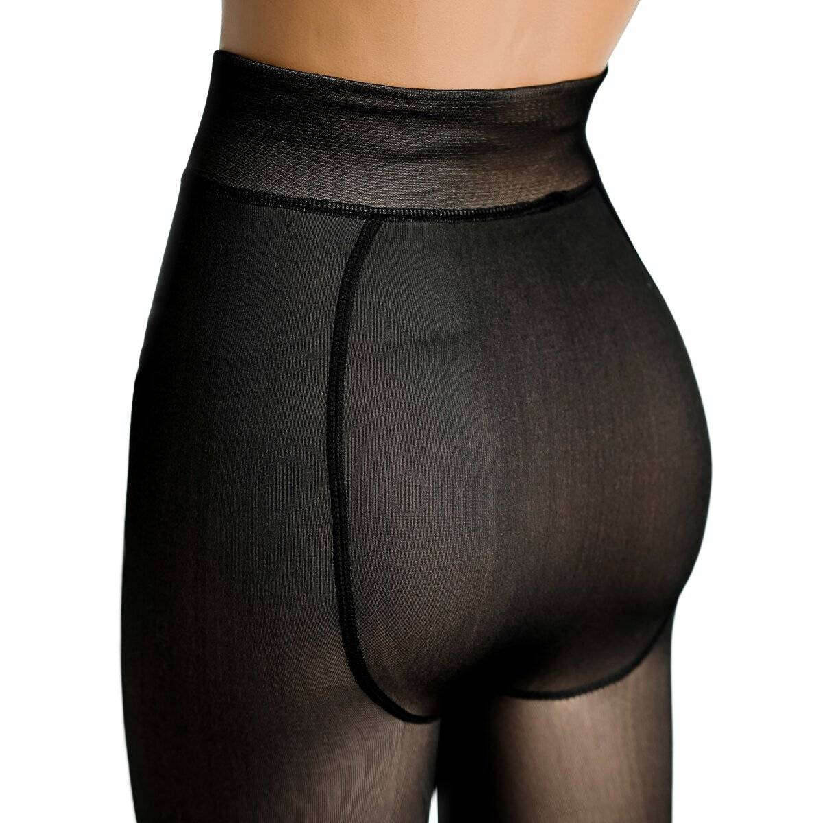 Thermoleggings mit Innenfutter für Damen - wärmende Leggings für Winter S/M