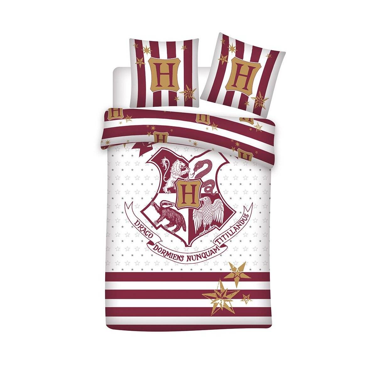 Harry Potter Bettwasche Set 100% Bio-Baumwolle 2x Kissenbezüge