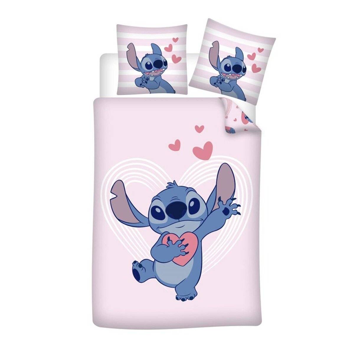 Disney Lilo & Stitch Pink Bettwäsche für dein Schlafzimmer Baumwolle - 200x140 cm