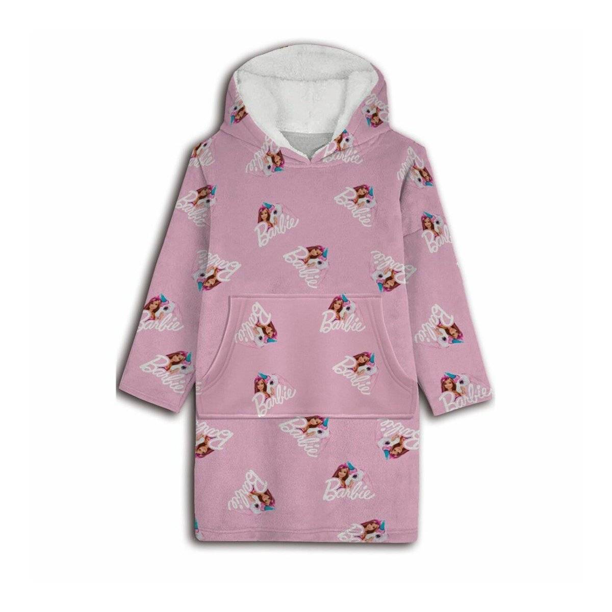 Barbie Hoodie Decke Warm Sweatshirt für zu hause Kapuzenpullover 76x58cm