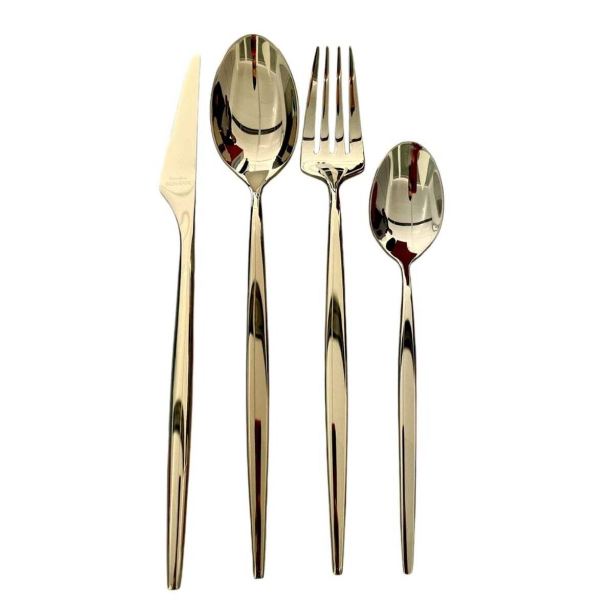 24-tlg. Besteckset für 6 Personen aus Edelstahl 18/10