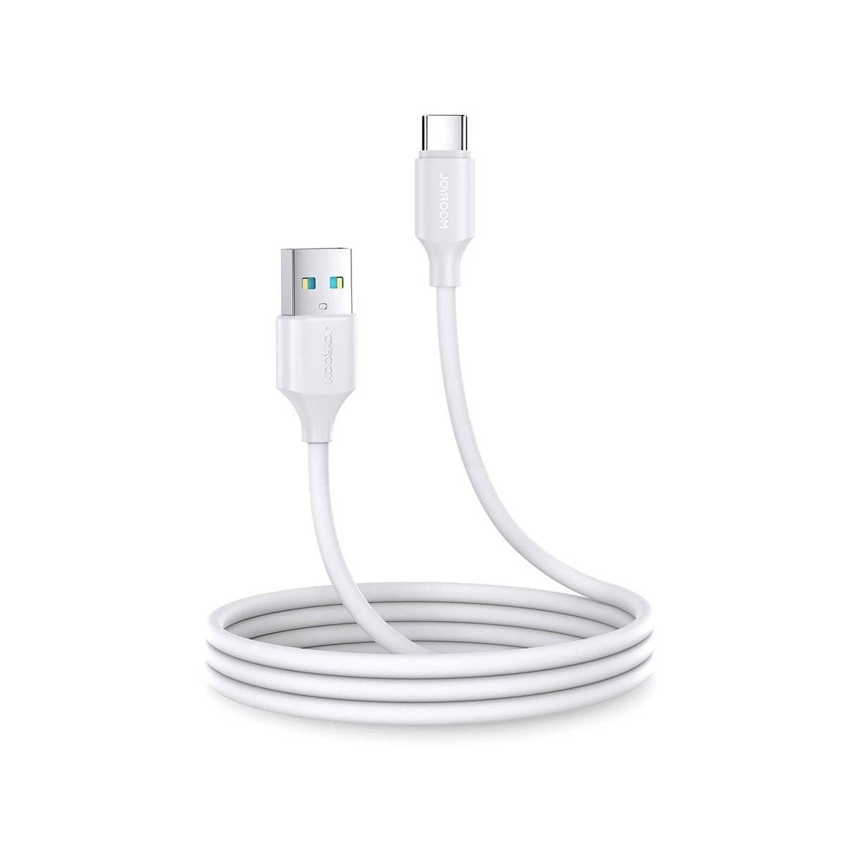 Ladekabel / Datenkabel Joyroom Long-Lasting Series A9 USB-A / USB-C 3A-Kabel 1 m – Weiß