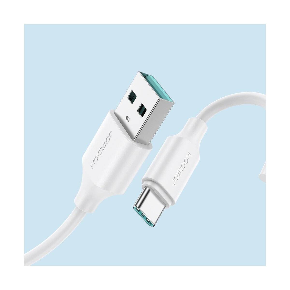 Ladekabel / Datenkabel Joyroom Long-Lasting Series A9 USB-A / USB-C 3A-Kabel 1 m – Weiß