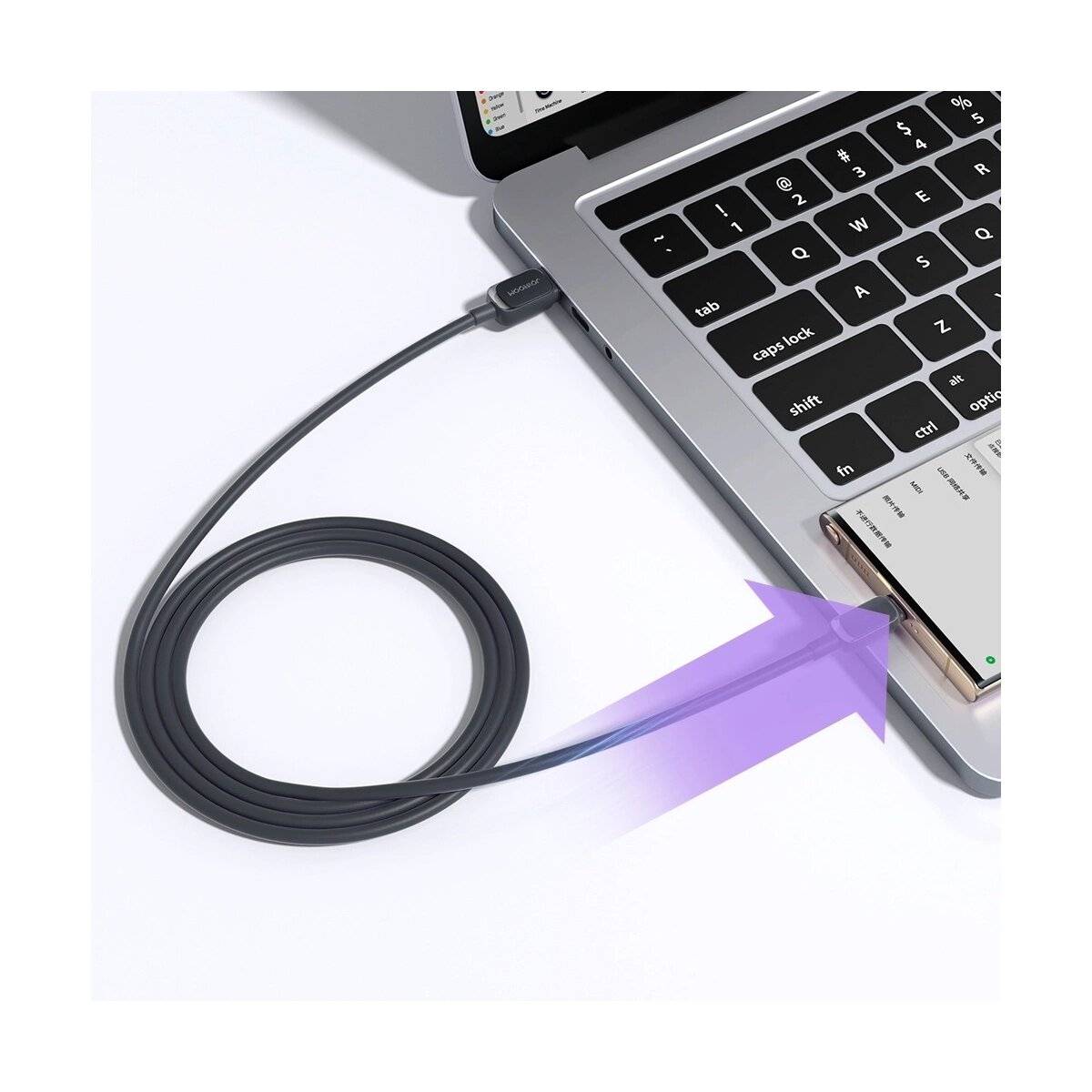 Lade-/Datenkabel USB-A / Micro-USB 2,4A-Kabel 2 m Joyroom Multi-Color Series A14